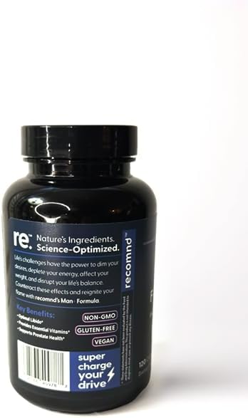 | Man+ Formula | Male Boost Supplement for Increased Energy, Prostate Health | Essential Vitamins Support