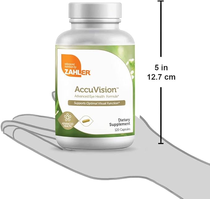 Zahler AccuVision, Advanced Eye Health Formula, 120 Capsules