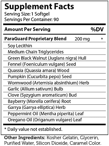 Zahler - ParaGuard Cleanse Softgel Capsules (90)