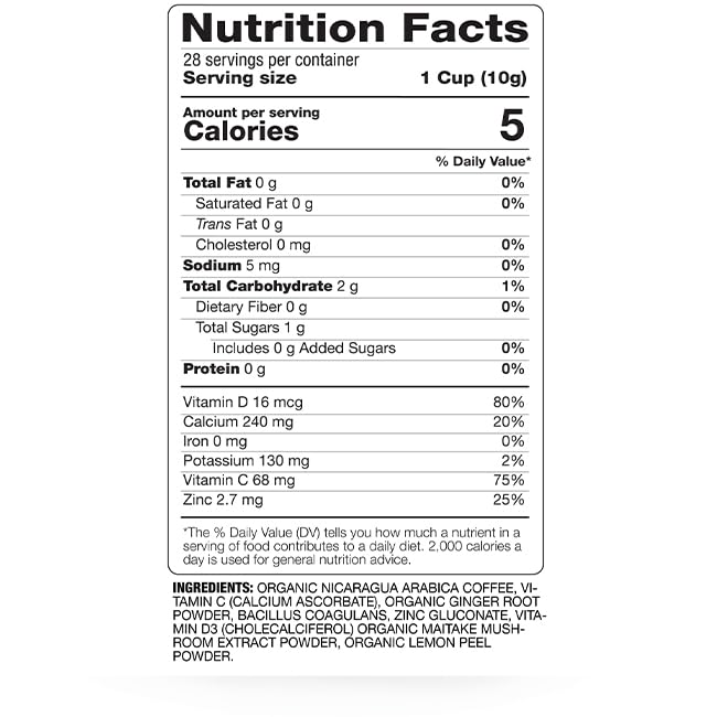 DAILY DEFENSE BAGGED COFFEE with Superfoods