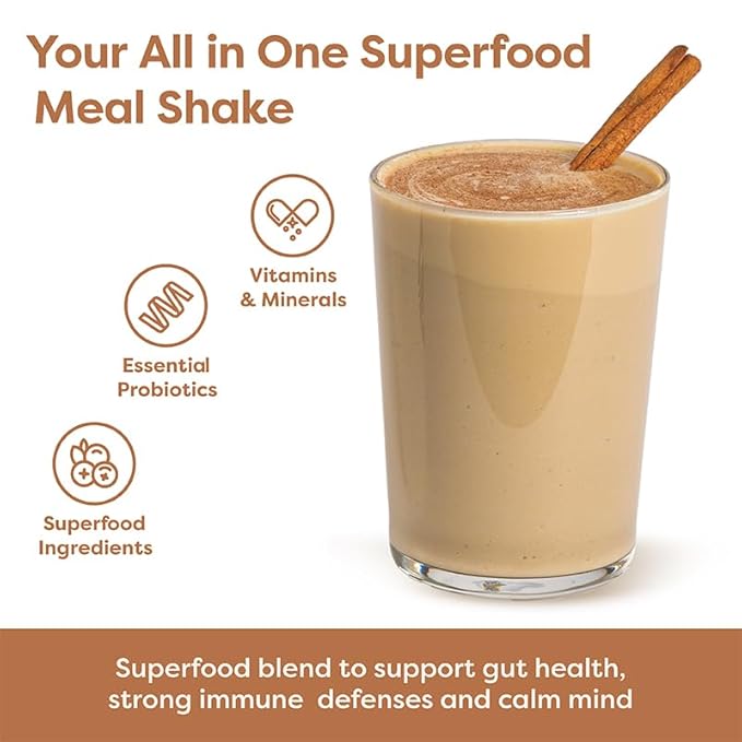 310 Nutrition Meal Replacement Shake - Fiber-Rich Vegan Superfood Blend - Low Carb, Keto & Paleo Friendly, Gluten-Free, 26 Essential Vitamins & Minerals, Natural Sweeteners - Horchata, 14 Servings