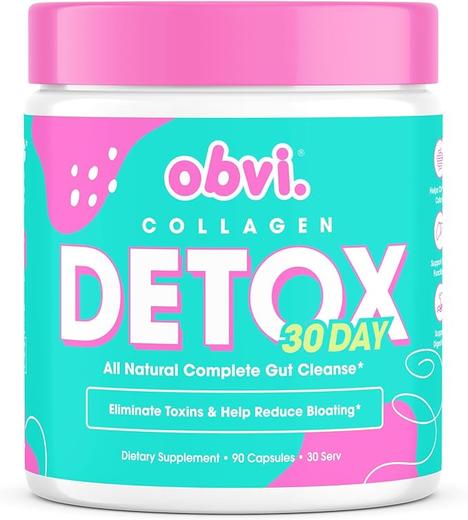 Obvi Detox Colon Cleanse Supplement 90 Capsules 30 Servings