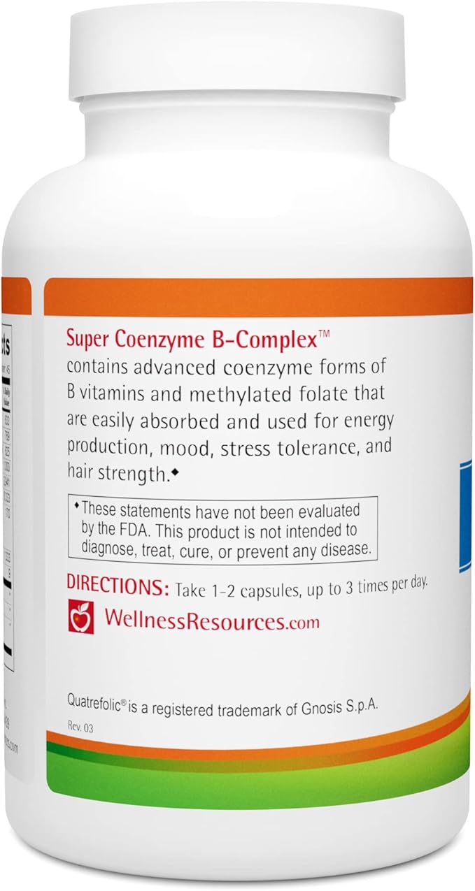Wellness Resources Super Coenzyme B Complex (90 Capsules)