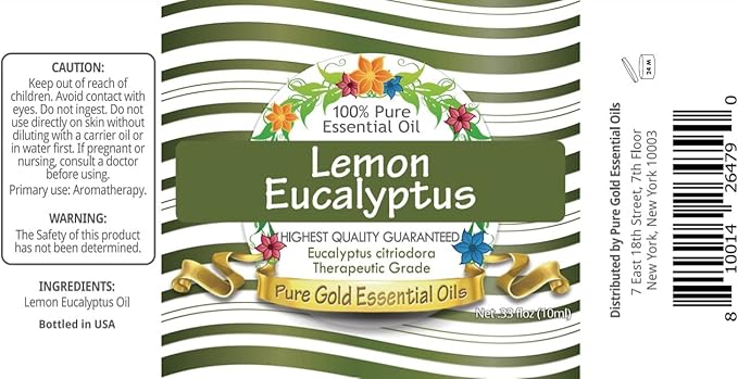 Pure Gold Essential Oils 0.33 Fluid