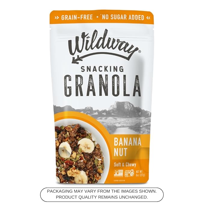 Wildway Keto Granola 8 oz, 3 Pack