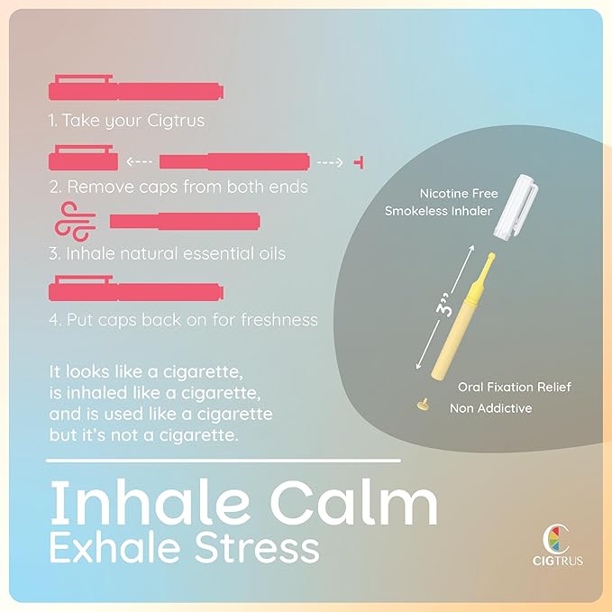Natural Nicotine-Free & Tobacco-Free Smoking Alternative (6-Piece)