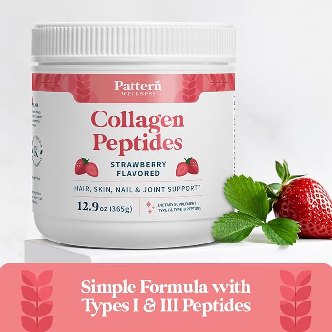 Pattern Wellness Collagen Peptides Powder (Type (13 Oz)