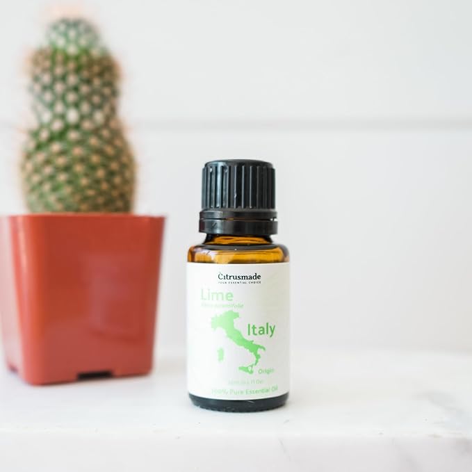 Lime Essential Oil - Direct from Citrusmade in Sicily- Pure Essential Oils for Diffusers and Aromatherapy in The Mediterranean - 100% Pure Therapeutic Grade (25LBS)