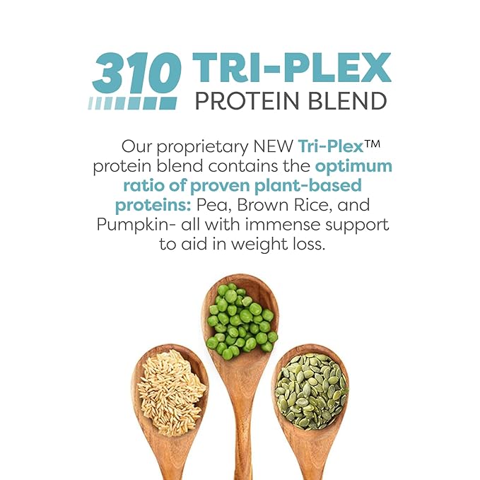 310 Nutrition Meal Replacement Shake - Fiber-Rich Vegan Superfood Blend - Low Carb, Keto & Paleo Friendly, Gluten-Free, 26 Vitamins & Minerals, Natural Sweeteners - Tropical Coconut, 14 Servings
