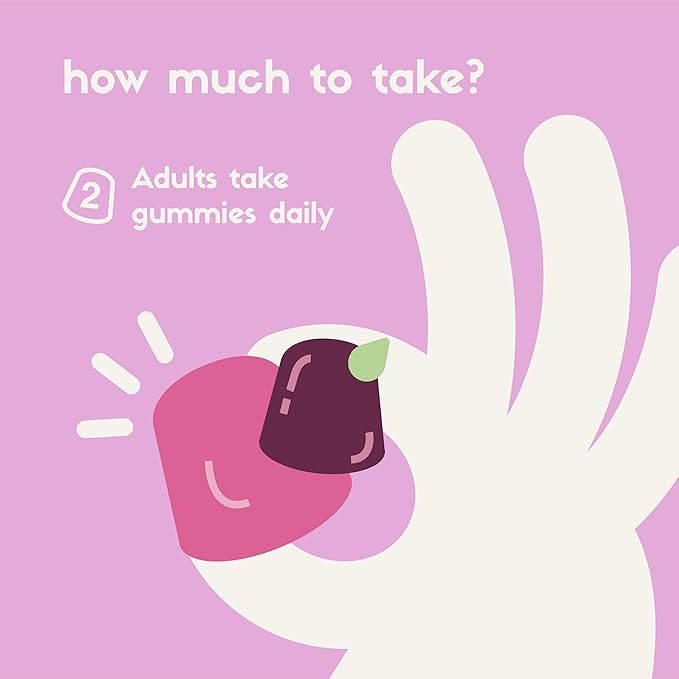 Zenkgo Women's Multivitamin Gummies, Supports Skin, (60Ct/30Day)