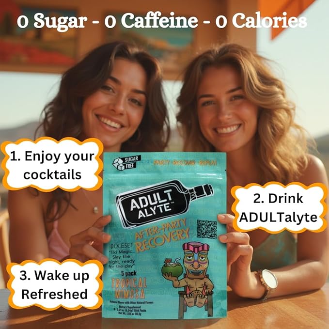After Alcohol Aid Wellness Vitamins I Restore Better Mornings I Dihydromyricetin DHM & B Vitamins Complex I Antioxidants Supplement and Liver Support I 10 Powder Stick Drink Packets I Unicorn Candy