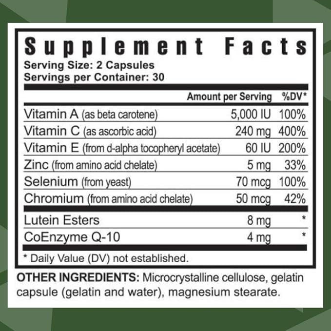 Youngevity Ultimate Vision FX™ CoQ10, Vitamins (60 Capsules)