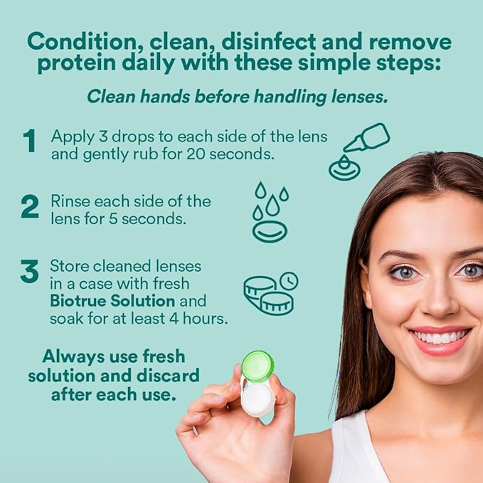 Biotrue Contact Lens Solution, Multi-Purpose Solution 4 FL