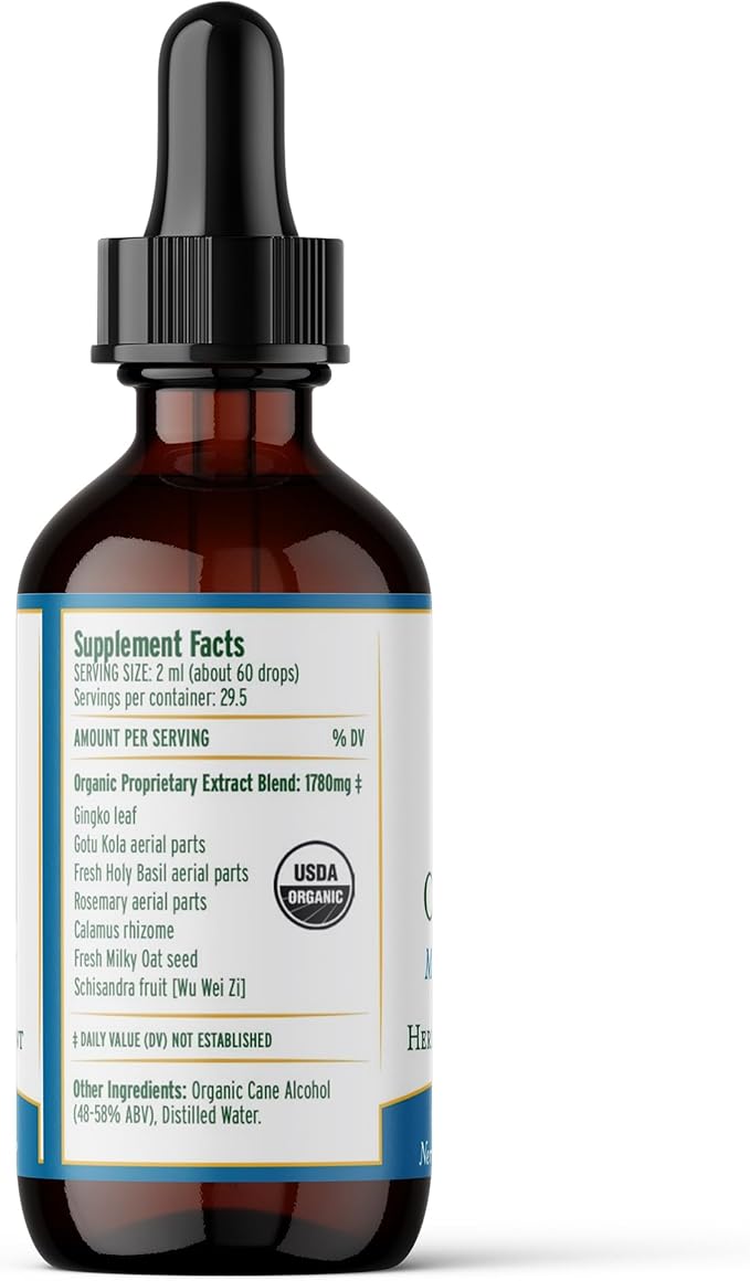 Organic Clarity Tincture -, Brain Tincture, 2 Fl