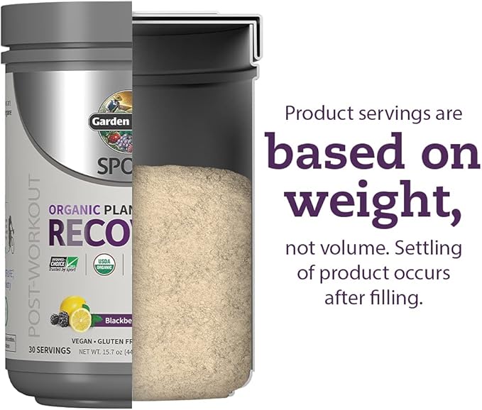 Garden of Life Sport Vegan Organic 30 Servings, 100mg Magnesium, 15.7 Oz