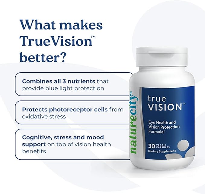 True-Vision Eye Health Supplement 20mg - (60 Veggie