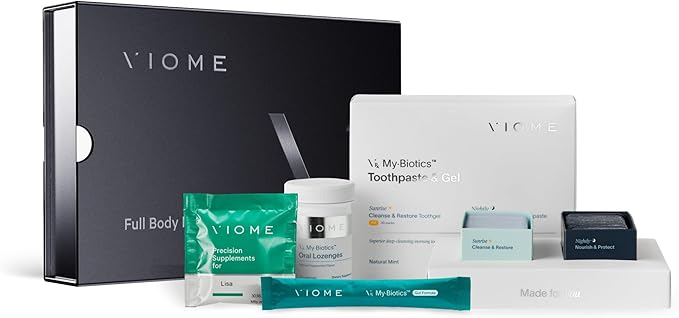Viome at-Home Full Body Intelligence Kit + Supplement Trial | Gut, Oral Microbiome, and Cellular Health Analysis with Precision Nutrition