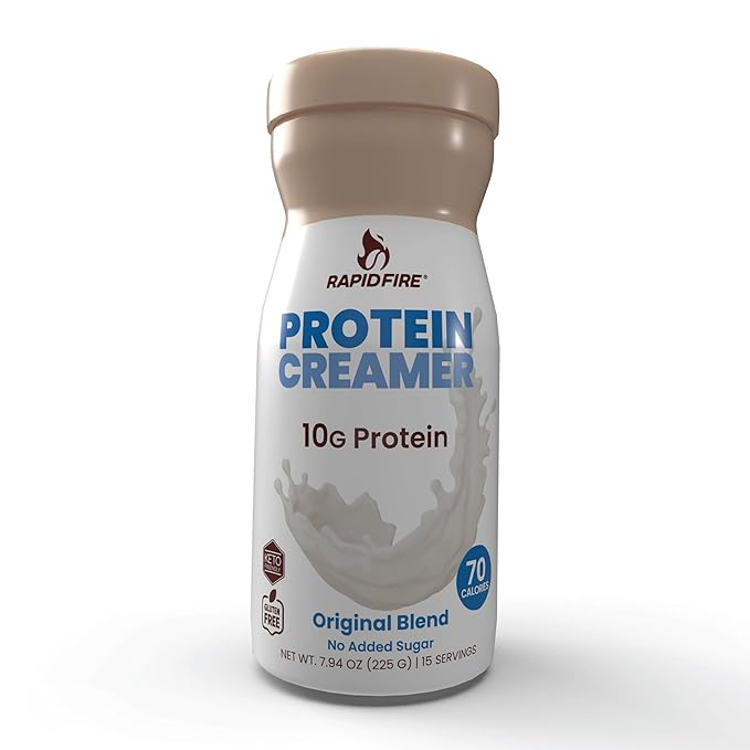 Protein Creamer, Original Blend, Keto Friendly, 10g of Protein with Vitamins and Minerals, 15 Servings, May Boost Metabolism and Increase Energy, Multi