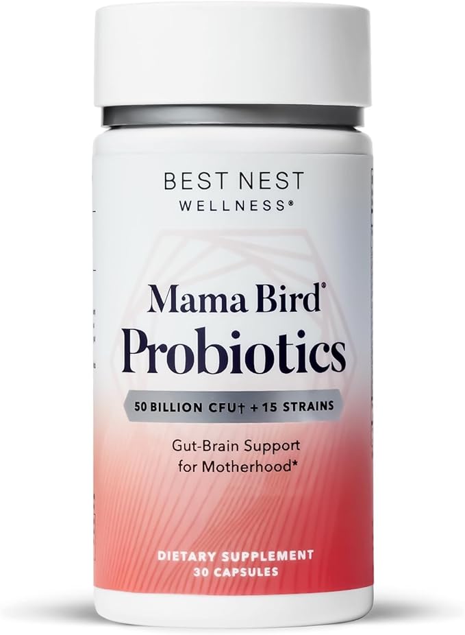 Best Nest Wellness Mama Bird Probiotics 50 Billion 30 Capsules