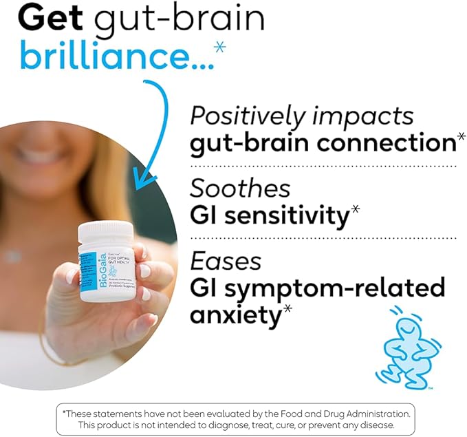 BioGaia Gastrus Gut Health Probiotic | Eases Abdominal Discomfort, Gas & Bloating | Promotes Regularity & a Healthy Gut | Contributes to a Balanced Microbiome | Backed by 30 Years of Research