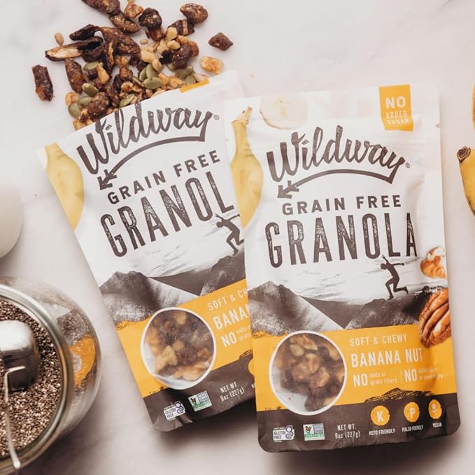 Wildway Keto Granola 8 oz, 3 Pack