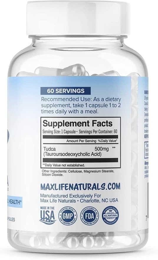 Tudca Liver Support Supplement 500mg 60 60 SERVINGS