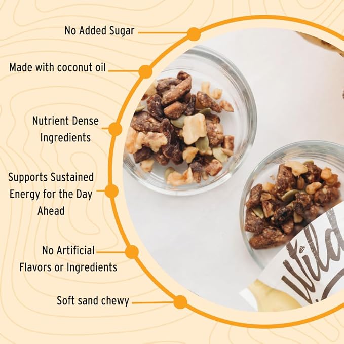 Wildway Keto Granola 8 oz, 3 Pack