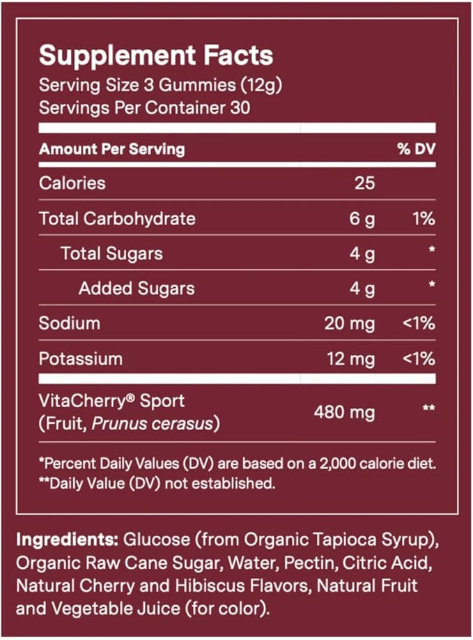 Recovery Gummies - Tart Cherry Gummies