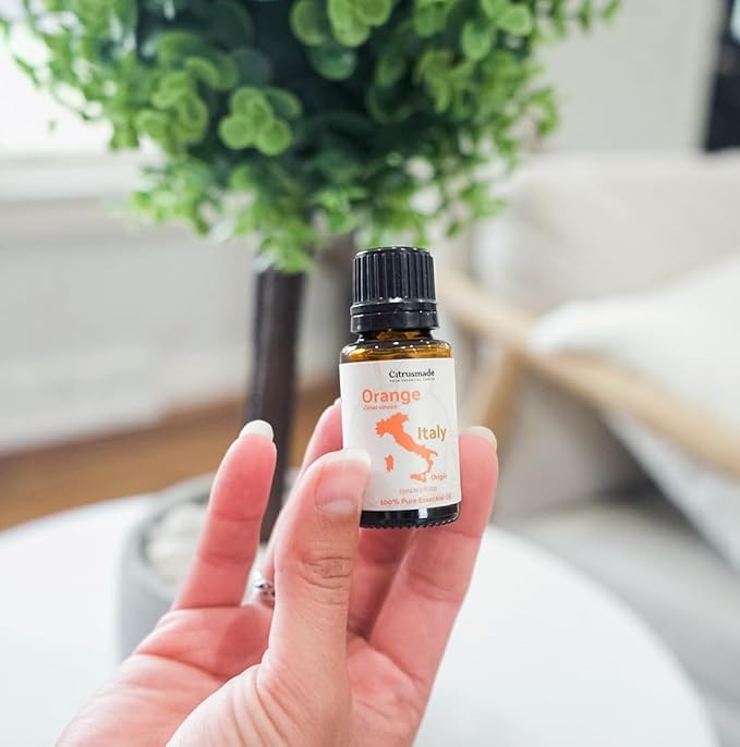 Orange Essential Oil - Direct from Citrusmade in Sicily- Pure Essential Oils for Diffusers and Aromatherapy - 100% Pure Therapeutic Grade (25LBS)