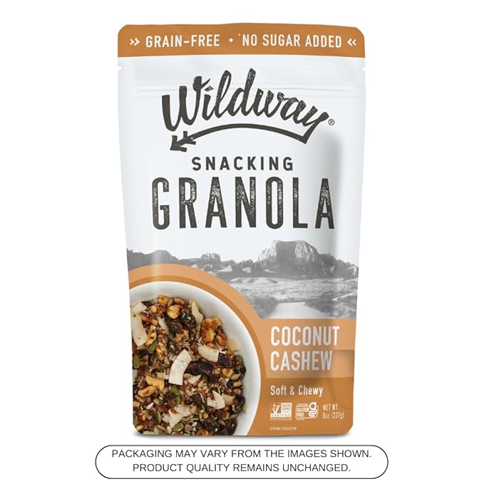 Wildway Keto Granola 8 oz, 3 Pack