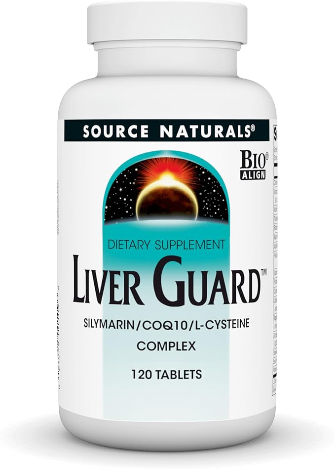 Source Naturals Liver Guard, with Silymarin, CoQ10, L-Cysteine 120 Tablets