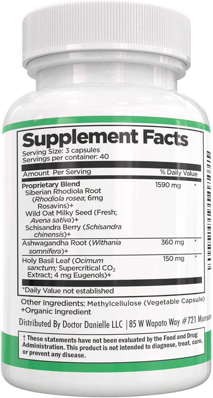 Adrenal Wellness Ashwagandha & More 120 Capsules