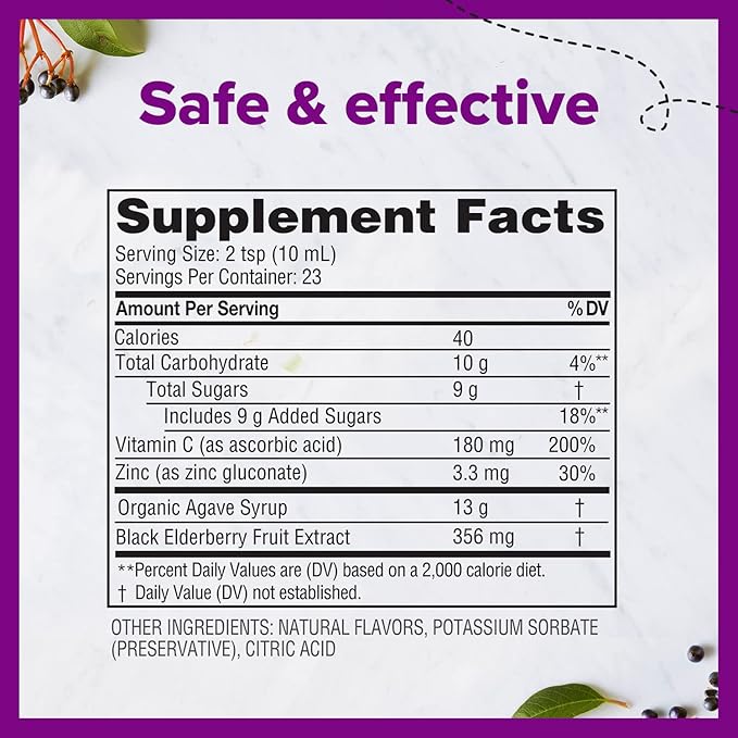 Zarbee''s Liquid Daily Immune Support, High 8 Fl