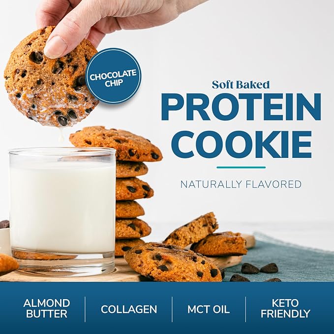 Wonderslim Protein Cookie, Variety Pack, Keto friendly, Low Carb, Gluten Free (7ct)