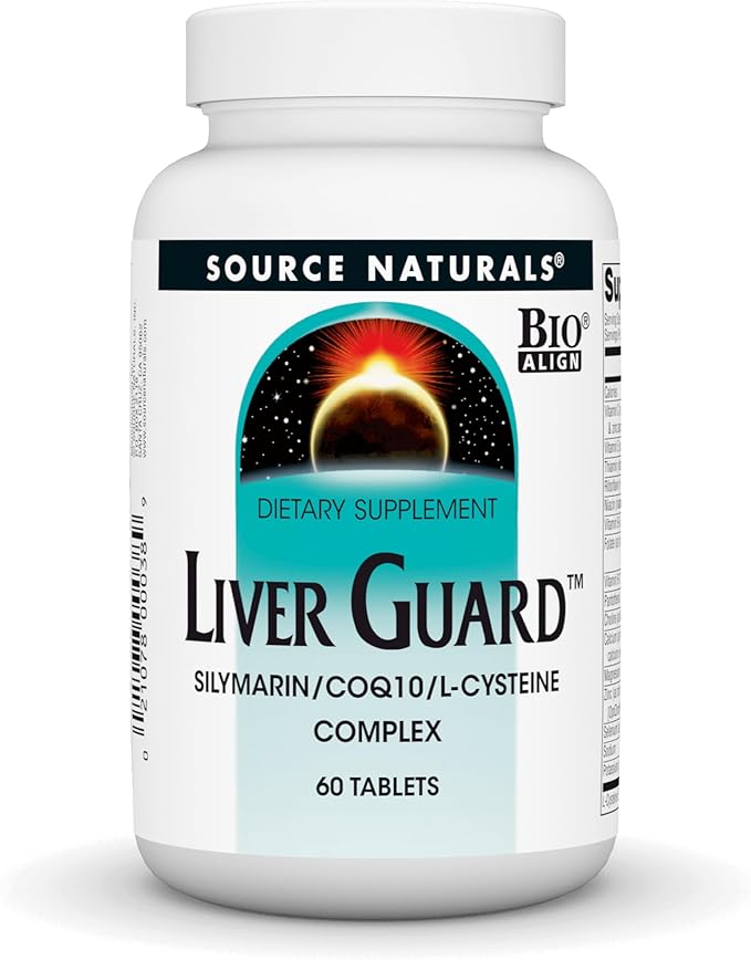 Source Naturals Liver Guard CoQ10, N-Acetyl 60 Tablets