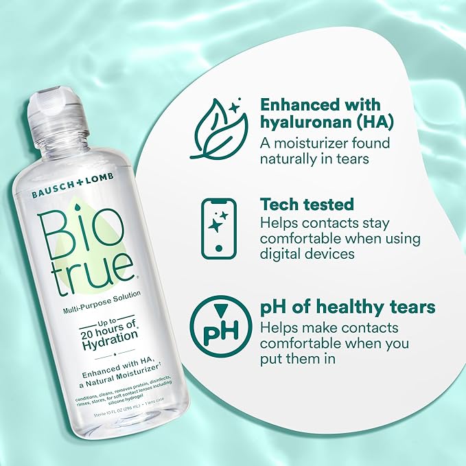Biotrue Contact Lens Solution, Multi-Purpose Solution 4 FL