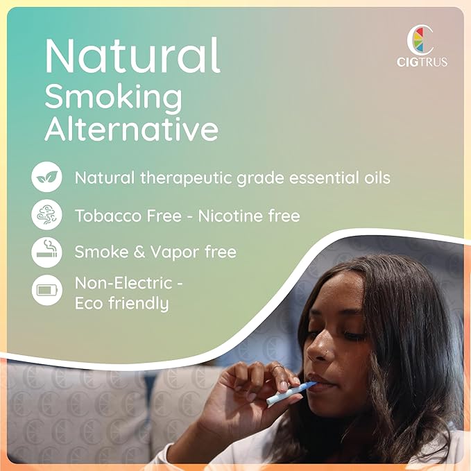 Natural Nicotine-Free & Tobacco-Free Smoking Alternative (6-Piece)