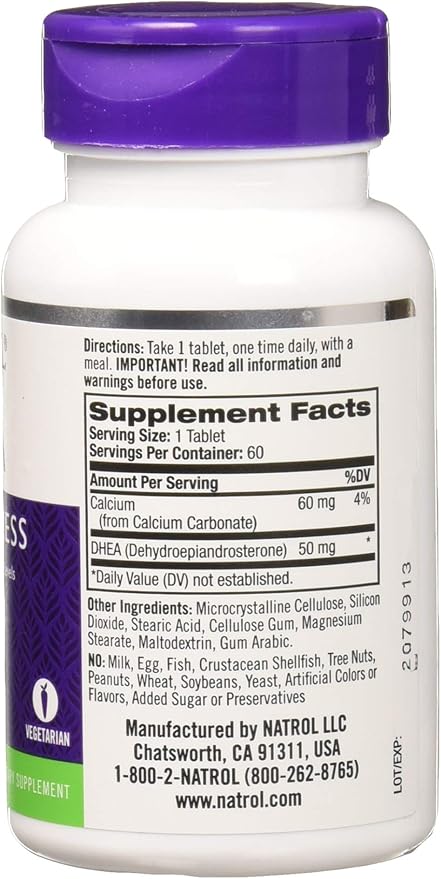 Natrol DHEA 50mg, 60 Tablets 60 3)