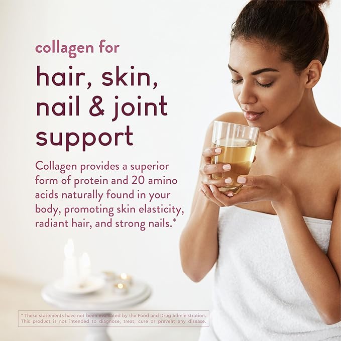 360 Nutrition Collagen Powder for Hair, 6 Oz, 24 Servings
