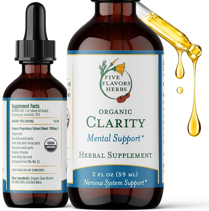Organic Clarity Tincture -, Brain Tincture, 2 Fl