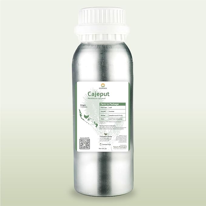 Cajeput Essential Oil (2lbs) - Direct from Central Java, Indonesia - Essential Oils for Diffusers Aromatherapy; Essential Oils for Body; Massage Oils | 100% Pure Therapeutic Grade