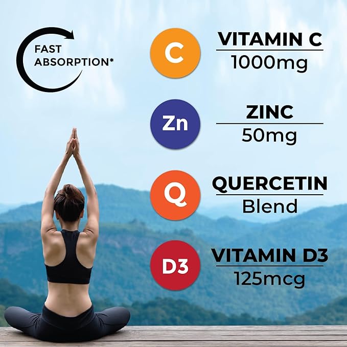 8 in 1 Immune Support Booster 50mg, Vitamin 5000 IU, B6, Echinacea (8 in 1 Gummies 1))