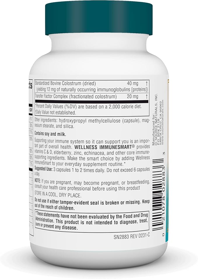 Source Naturals Wellness ImmuneSmart 45 Capsules