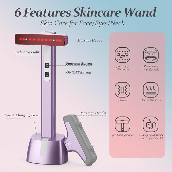 Red Light Therapy for Face, Eyes 7 Color