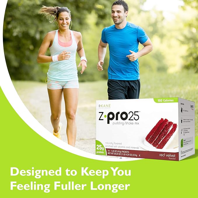 Z-Pro Red Velvet Protein Drink Mix 25g Protein 14 Packets