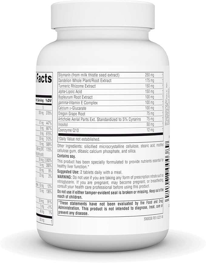 Source Naturals Liver Guard CoQ10, N-Acetyl 60 Tablets