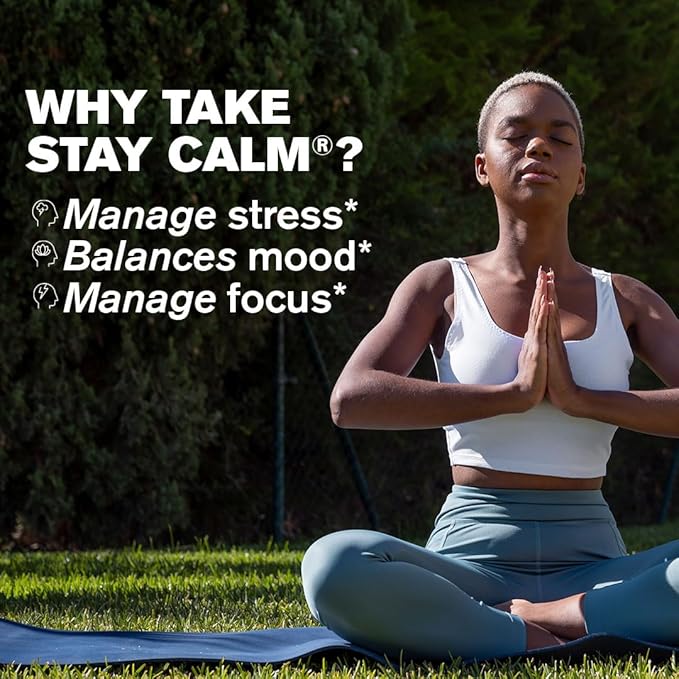DR.VEGAN Stay Calm Stress Relief Supplement, 60 Supplements