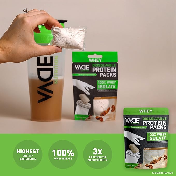 VADE Nutrition Dissolvable Protein Packs 100% Whey 30 Packets