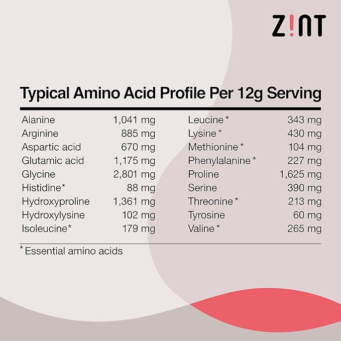 Zint Collagen Peptides Protein Powder 10 oz