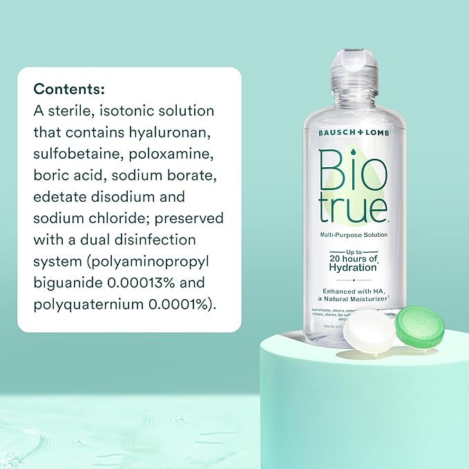 Biotrue Contact Lens Solution, Multi-Purpose Solution 4 FL